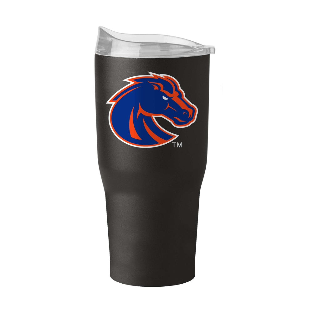 Boise State 30oz Black Flipside Powder Coat Tumbler - Logo Brands - Flyclothing LLC