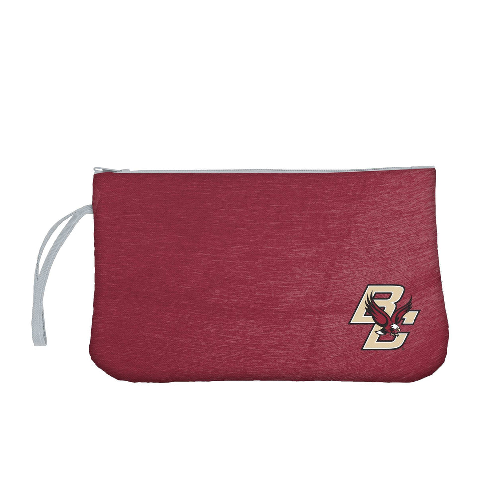 Boston College Crosshatch Wristlet - Logo Brands - Flyclothing LLC