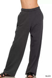 Zenana Fleece Sweatpant with Pockets - Trendsi - Flyclothing LLC