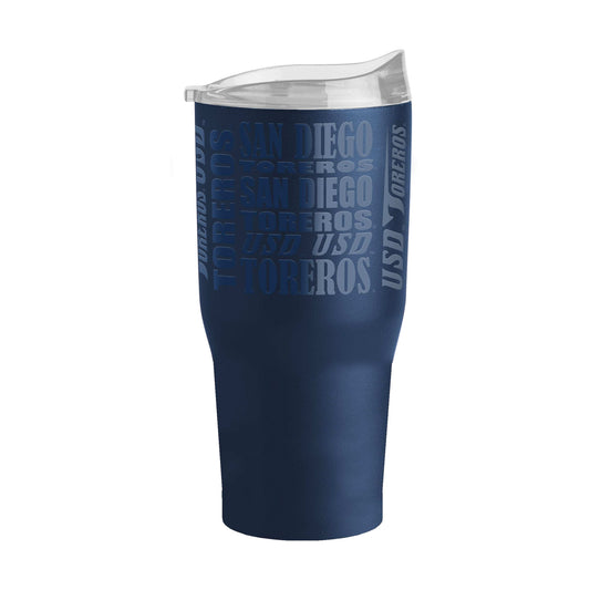 University of San Diego 30oz Replay Powder Coat Tumbler - Logo Brands - Flyclothing LLC