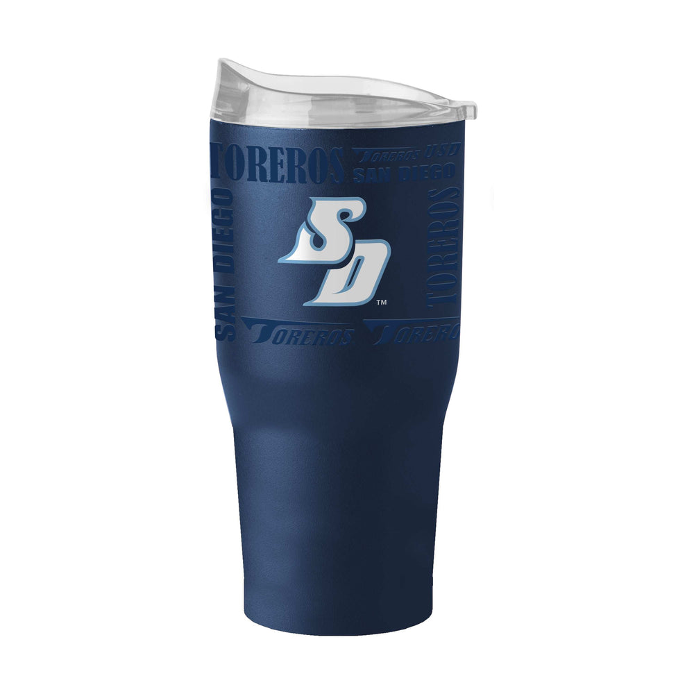 University of San Diego 30oz Replay Powder Coat Tumbler - Logo Brands - Flyclothing LLC