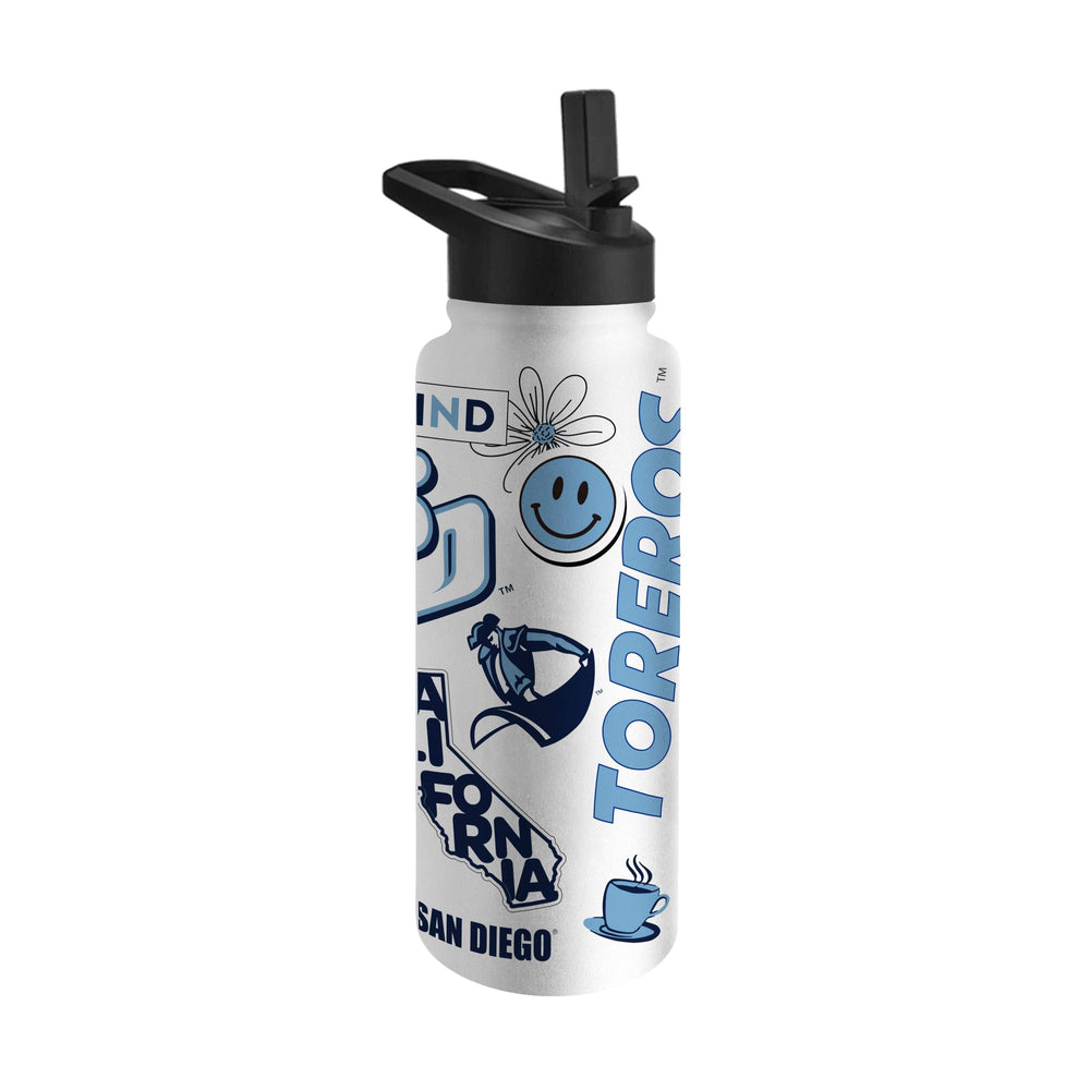 University of San Diego 34oz Native Quencher Bottle - Logo Brands - Flyclothing LLC