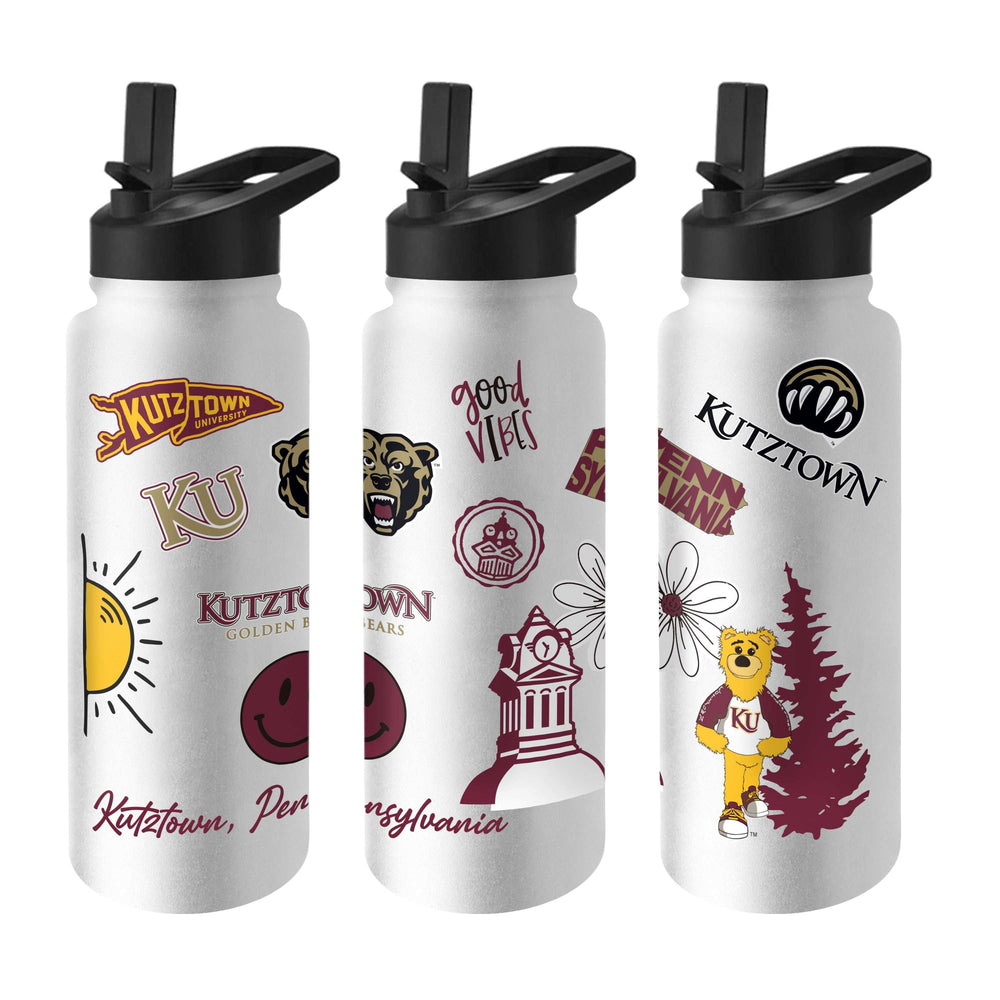 Kutztown University 34oz Native Quencher Bottle - Logo Brands - Flyclothing LLC