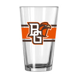Bowling Green 16oz Stripe Pint Glass - Logo Brands - Flyclothing LLC