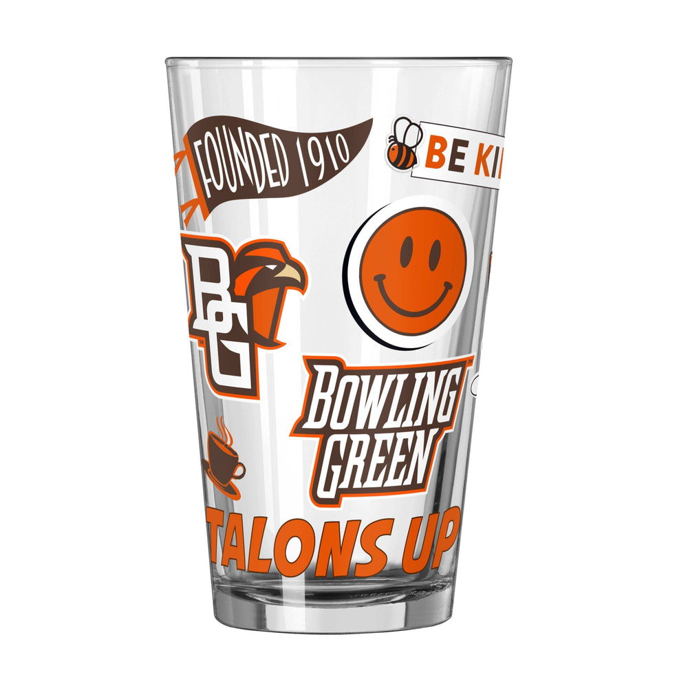 Bowling Green 16oz Native Pint Glass - Logo Brands - Flyclothing LLC
