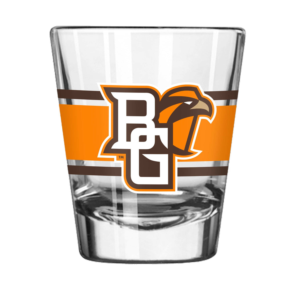 Bowling Green 2oz Stripe Shot Glass - Logo Brands - Flyclothing LLC