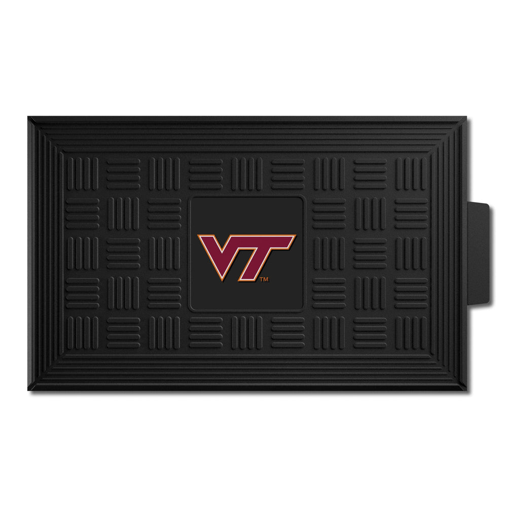 Virginia Tech Hokies Heavy Duty Vinyl Medallion Door Mat - 19.5in. x 31in. - Virginia Tech - Flyclothing LLC