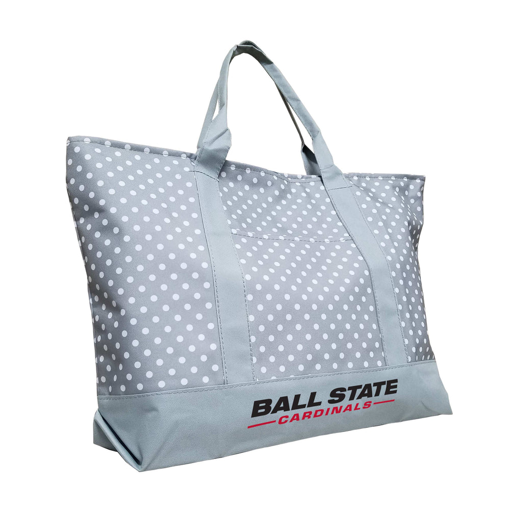 Ball State Dot Tote - Logo Brands - Flyclothing LLC