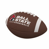 Ball State Team Stripe Official-Size Composite Football - Logo Brands - Flyclothing LLC