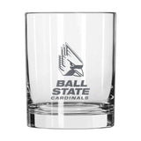 Ball State 14oz Frost Rocks Glass - Logo Brands - Flyclothing LLC