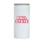Ball State 12oz Bubble Iridescent Slim Coolie - Logo Brands - Flyclothing LLC