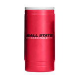 Ball State 12oz Flipside Powdercoat Slim Can Coolie - Logo Brands - Flyclothing LLC