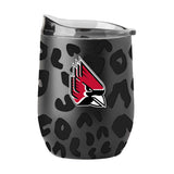 Ball State Leopard 16oz Black Powdercoat Curved Beverage - Logo Brands - Flyclothing LLC