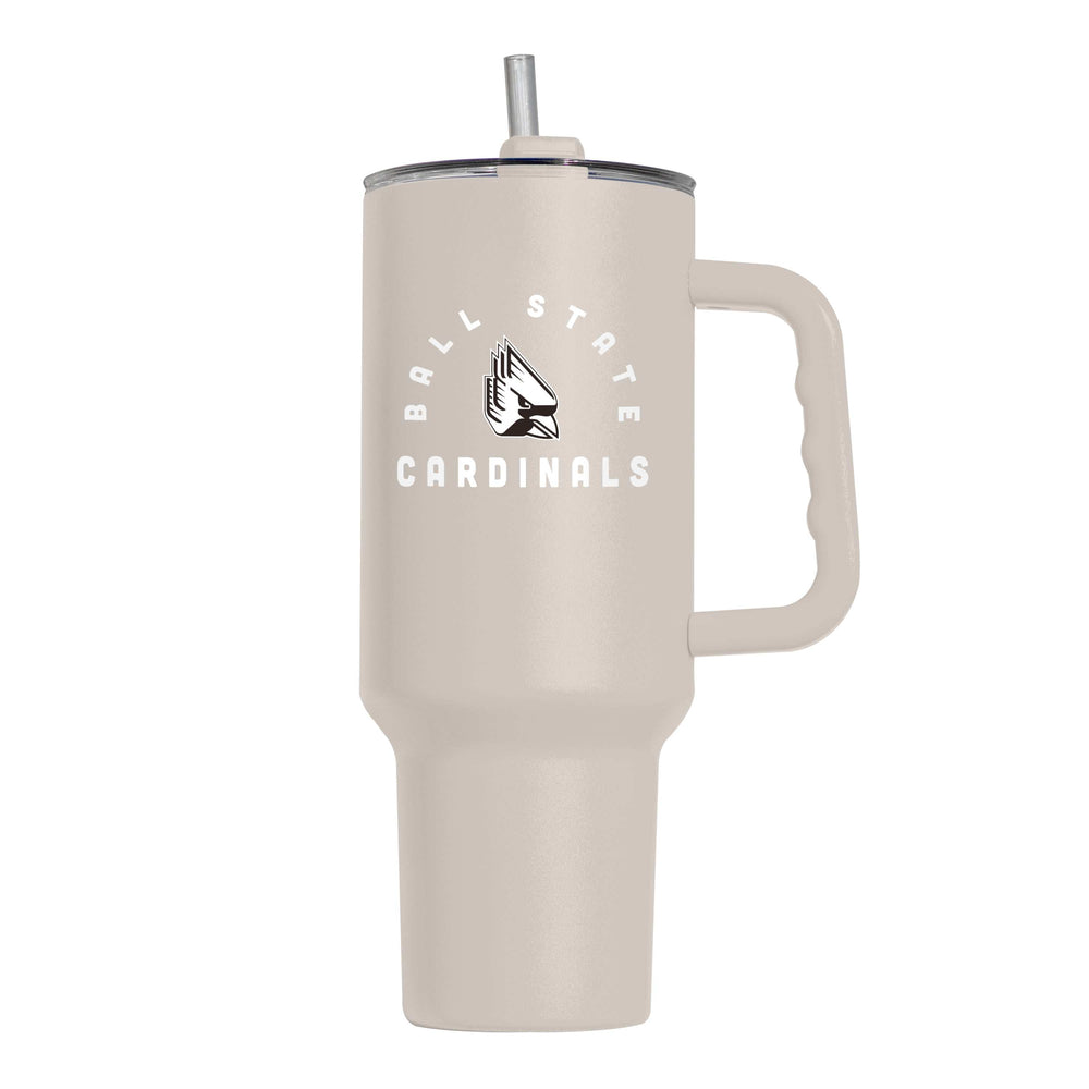 Ball State 40oz Archway Powder Coat Tumbler - Logo Brands - Flyclothing LLC