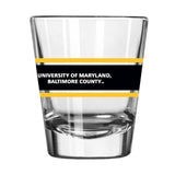 The University of Maryland – Baltimore County 2oz Stripe Shot Glass - Logo Brands - Flyclothing LLC