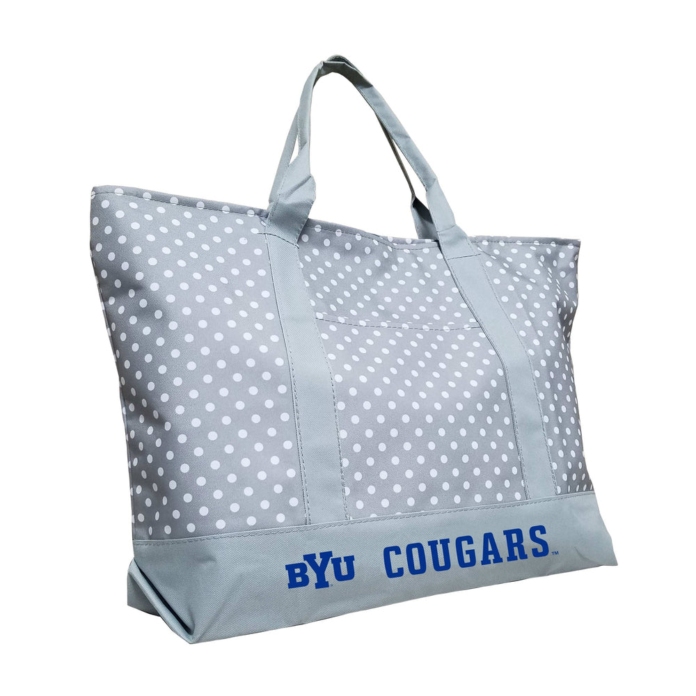 BYU Dot Tote - Logo Brands - Flyclothing LLC