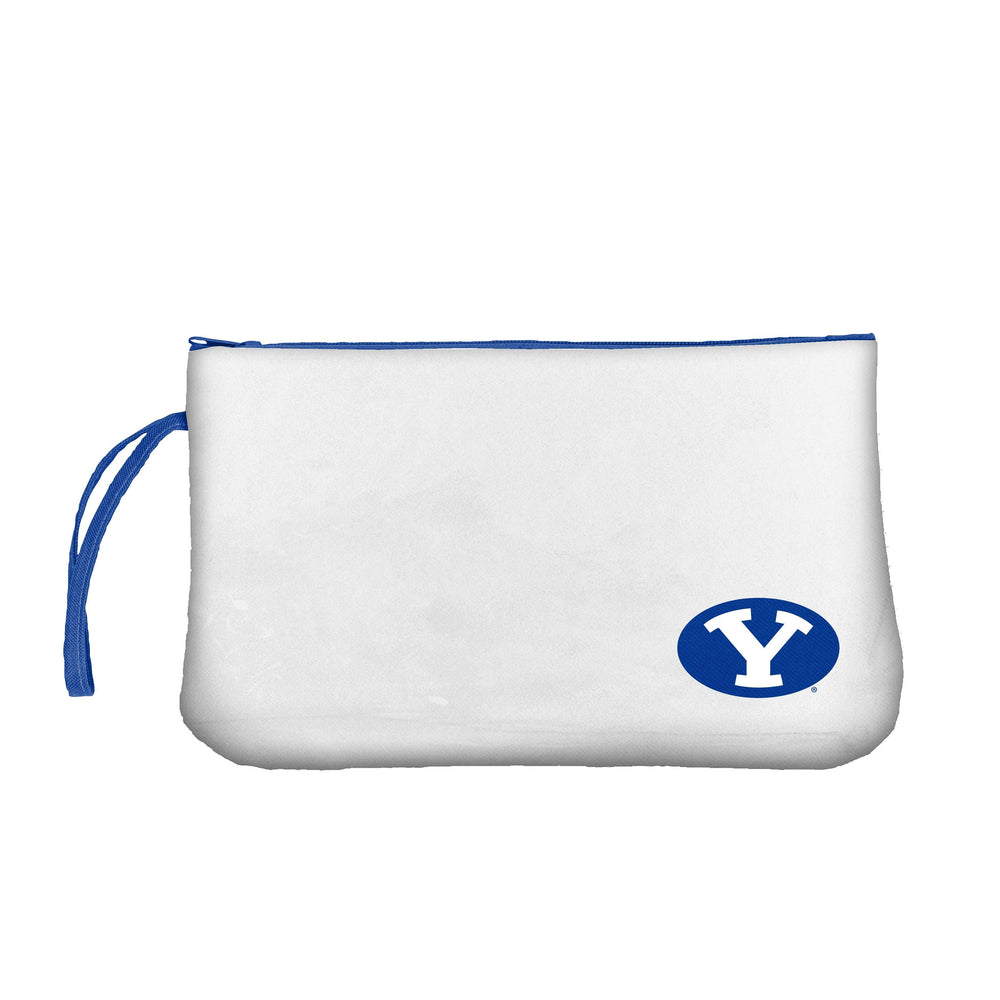 BYU Clear Wristlet - Logo Brands - Flyclothing LLC