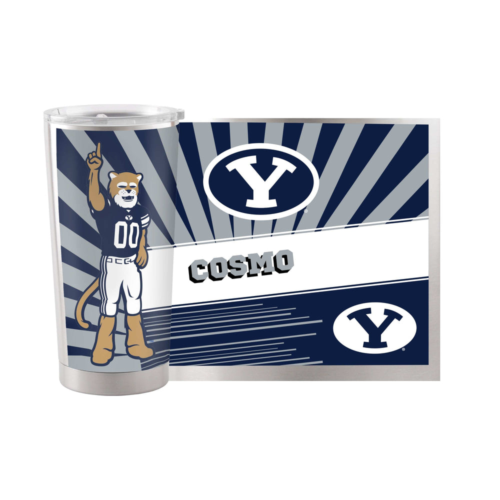 BYU 20oz Mascot Stainless Tumbler - Logo Brands - Flyclothing LLC