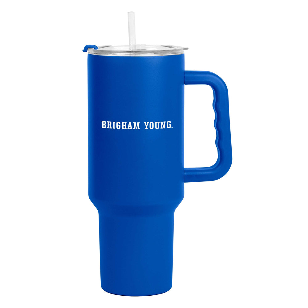 Brigham Young 40oz Flipside Powder Coat Tumbler - Logo Brands - Flyclothing LLC
