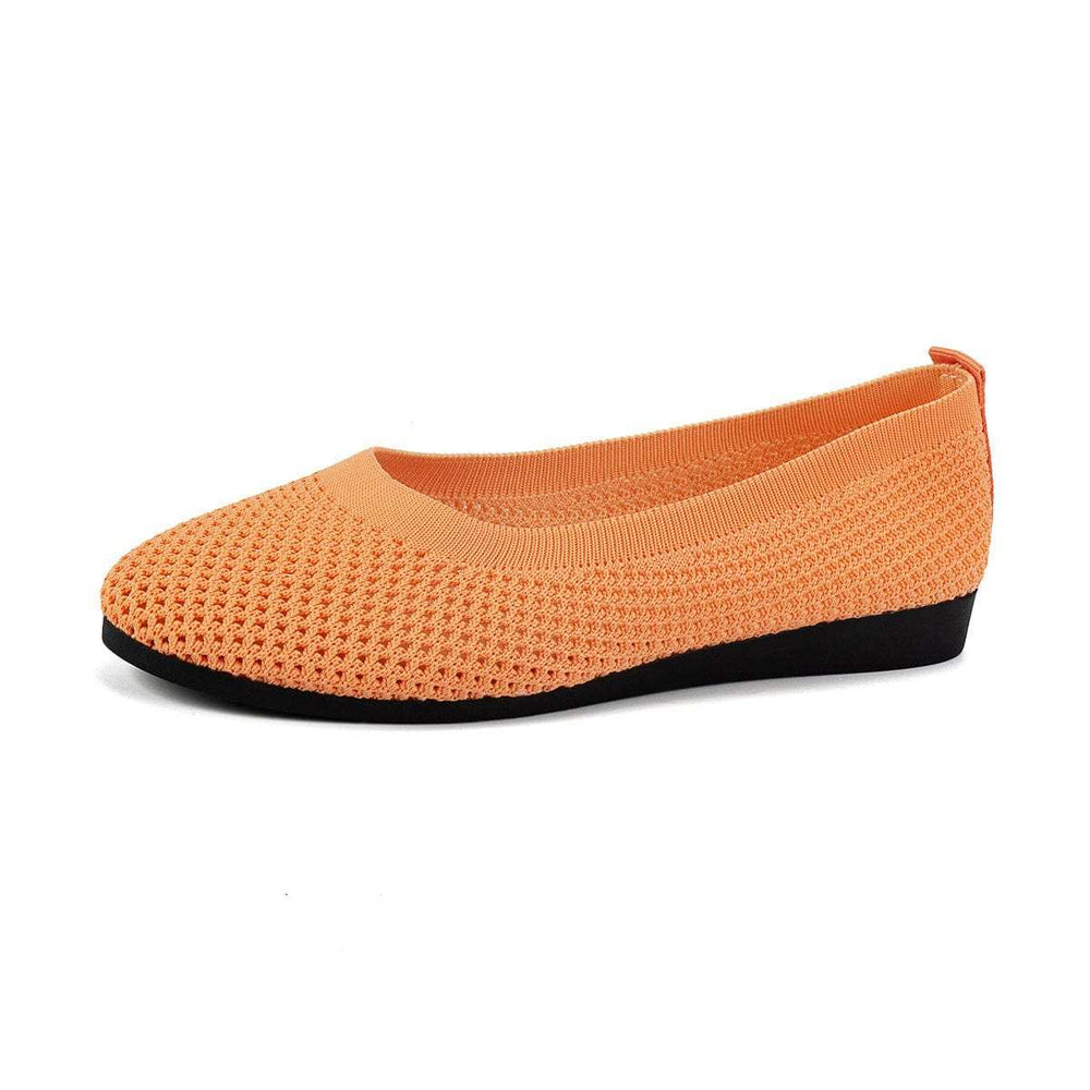 Solid Color Mesh Flat Slip-Ons - Trendsi - Flyclothing LLC