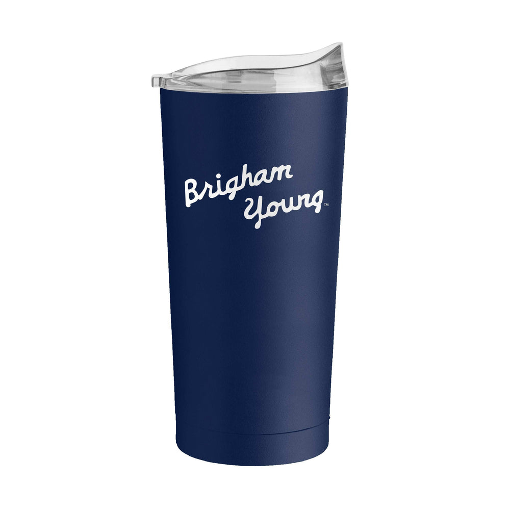 BYU Vault Royal 20oz Powder Coat Tumbler - Logo Brands - Flyclothing LLC