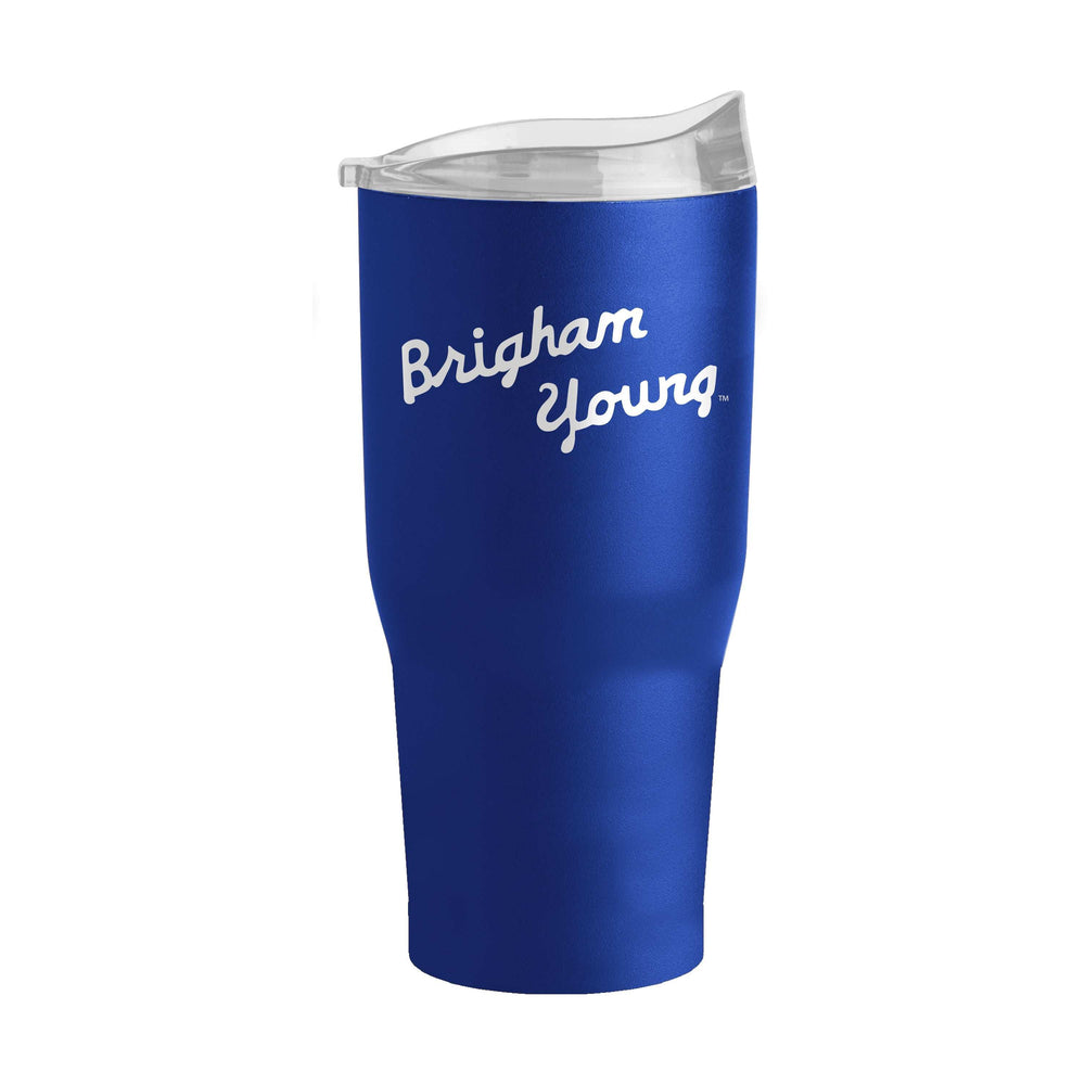 BYU Vault Royal 30oz Powder Coat Tumbler - Logo Brands - Flyclothing LLC