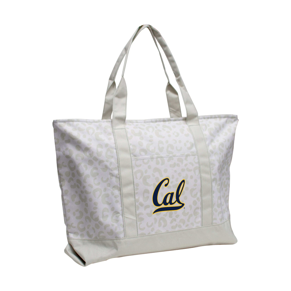 Cal-Berkeley Leopard Pattern Tote - Logo Brands - Flyclothing LLC