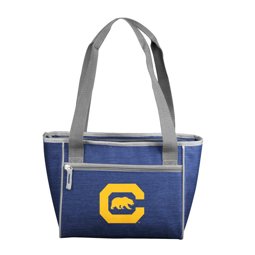 Cal Berkeley Crosshatch 16 Can Cooler Tote - Logo Brands - Flyclothing LLC