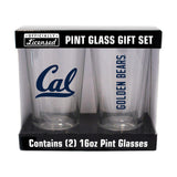 Cal Berkley 16oz Gameday Pint Glass 2 Pack - Logo Brands - Flyclothing LLC