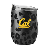 Cal-Berkeley Leopard 16oz Black Powdercoat Curved Beverage - Logo Brands - Flyclothing LLC