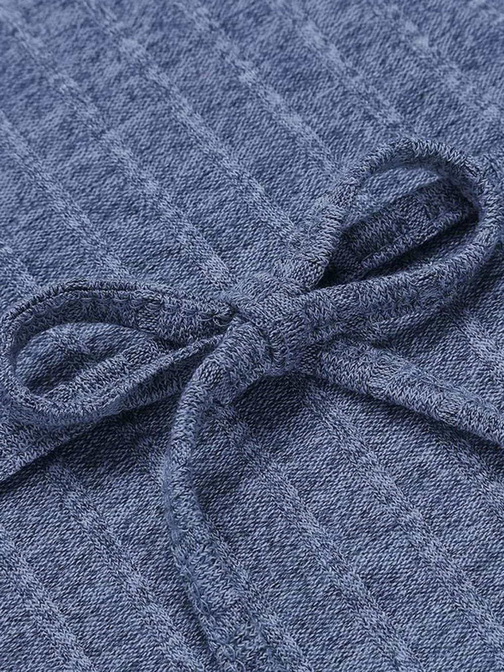 Tied Solid Lounge Nightgown with Pockets - Trendsi - Flyclothing LLC