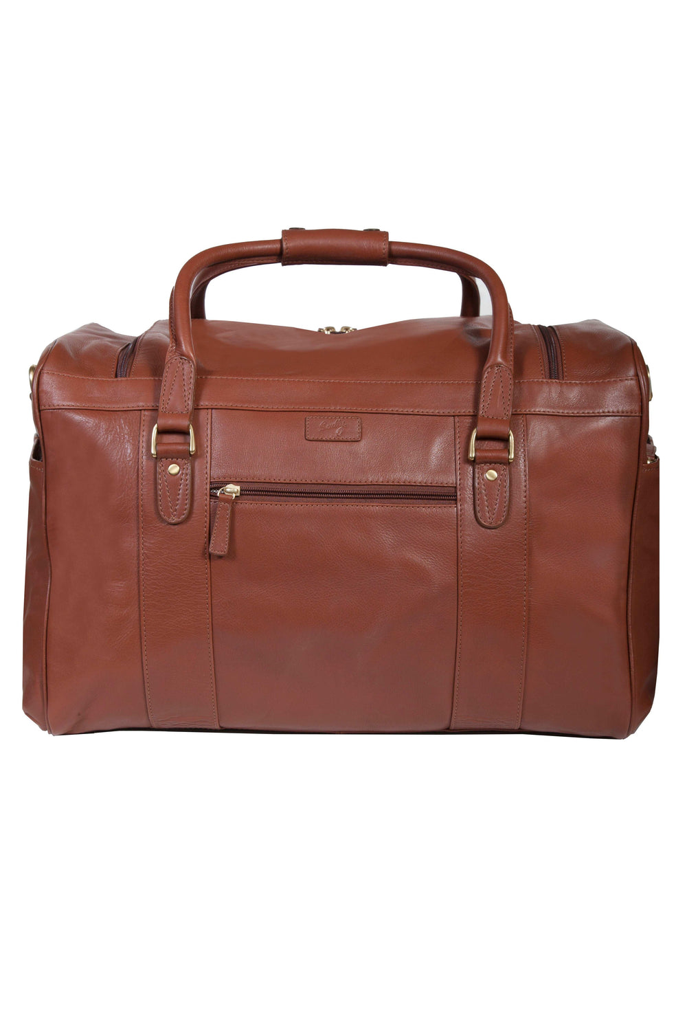 Scully Leather Glz-Calf Leather Chocolate Jonty Duffle (H116) - Scully Leather - Flyclothing LLC