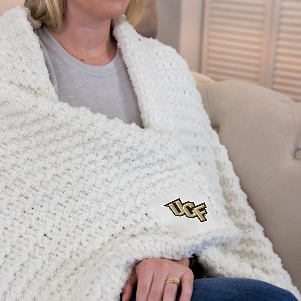 Central Florida Cable Knit Throw 50x60 - Logo Brands - Flyclothing LLC