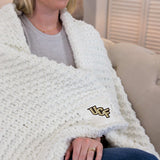 Central Florida Cable Knit Throw 50x60 - Logo Brands - Flyclothing LLC