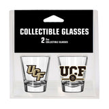 Central Florida Campus Colors 2oz Letterman Shot Glass 2 Pack - Logo Brands - Flyclothing LLC
