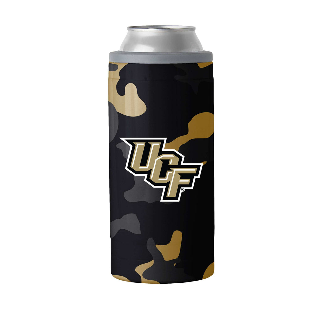 Central Florida Camo Swagger 12oz Slim Can Coolie - Logo Brands - Flyclothing LLC