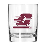 Central Michigan 14oz Gameday Rocks Glass - Logo Brands - Flyclothing LLC