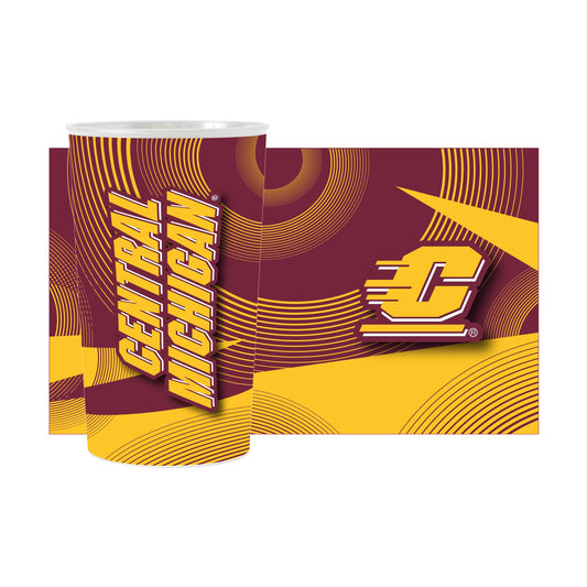 Central MI Geo Pattern 4-Pack Hardwall Cup - Logo Brands - Flyclothing LLC