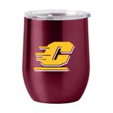 Central Michigan 16oz Gameday Stainless Curved Beverage - Logo Brands - Flyclothing LLC