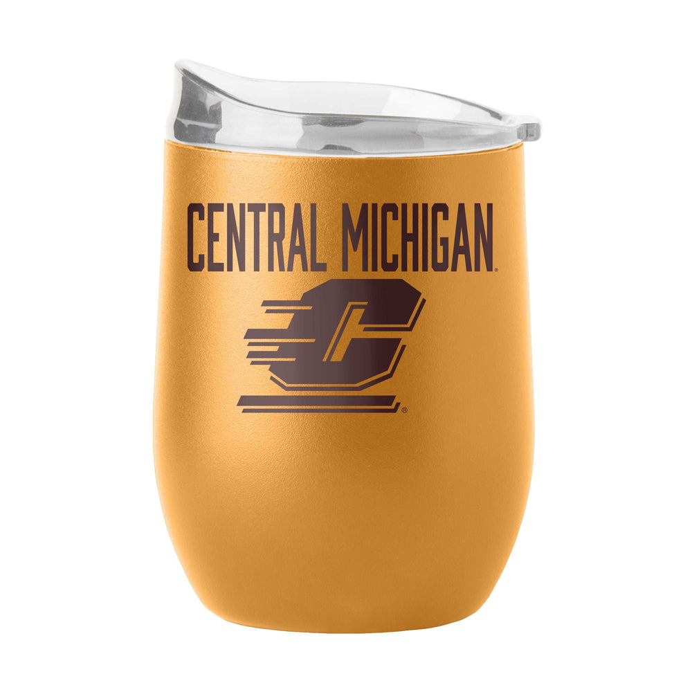 Central Michigan 16oz Huddle Powder Coat Curved Bev - Logo Brands - Flyclothing LLC