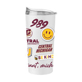 Central Michigan 20oz Native Powder Coat Tumbler - Logo Brands - Flyclothing LLC