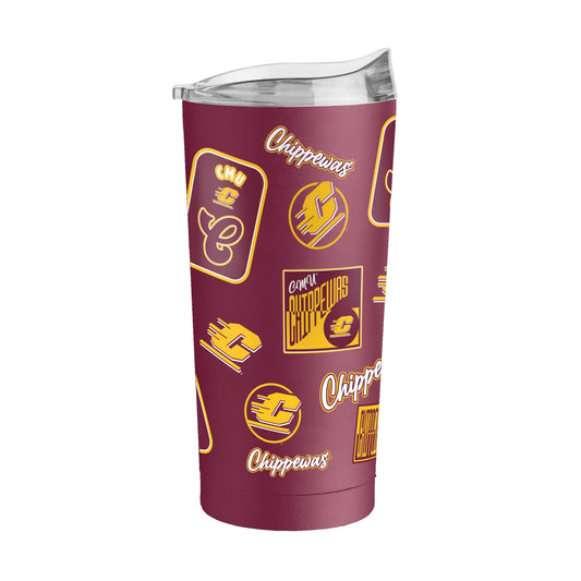 Central Michigan 20oz Dreamweave Powder Coat Tumbler - Logo Brands - Flyclothing LLC