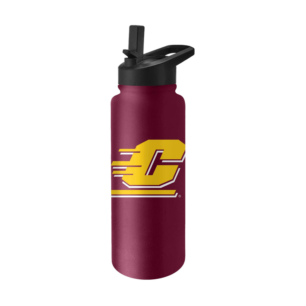 Central Michigan 34oz Logo Quencher Bottle - Logo Brands - Flyclothing LLC