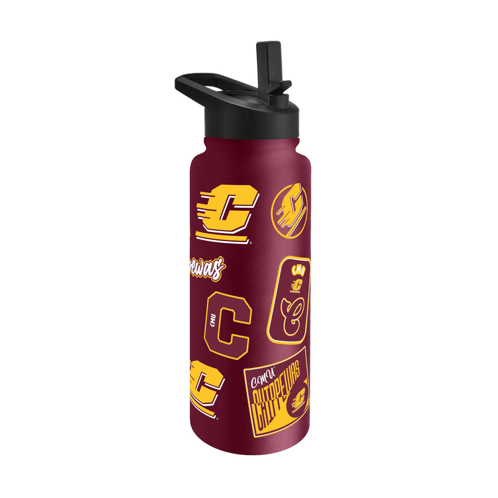 Central Michigan 34oz Dreamweave Quencher Bottle - Logo Brands - Flyclothing LLC