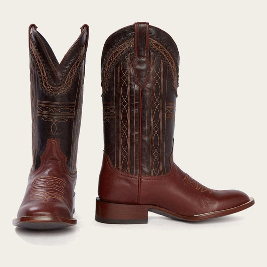 Stetson Denver Brown Goat Hand Stitched Cowboy Boot - Stetson - Flyclothing LLC