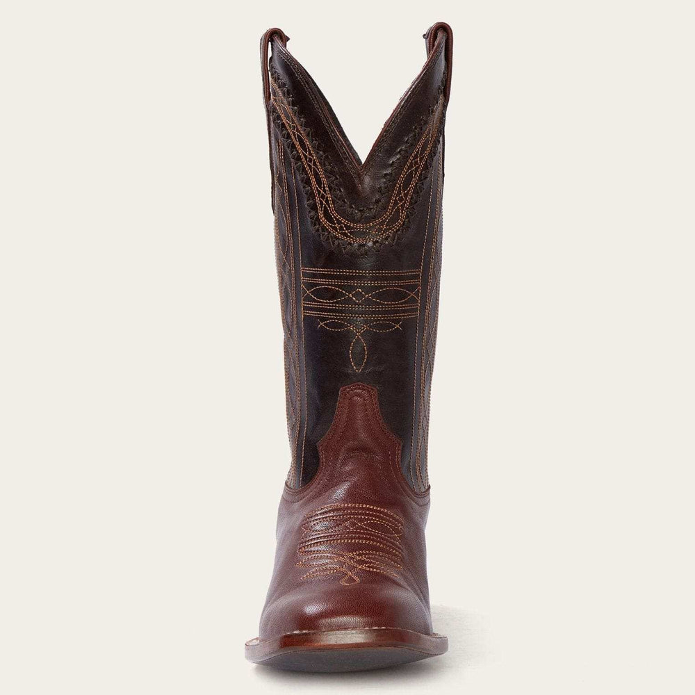 Stetson Denver Brown Goat Hand Stitched Cowboy Boot - Stetson - Flyclothing LLC