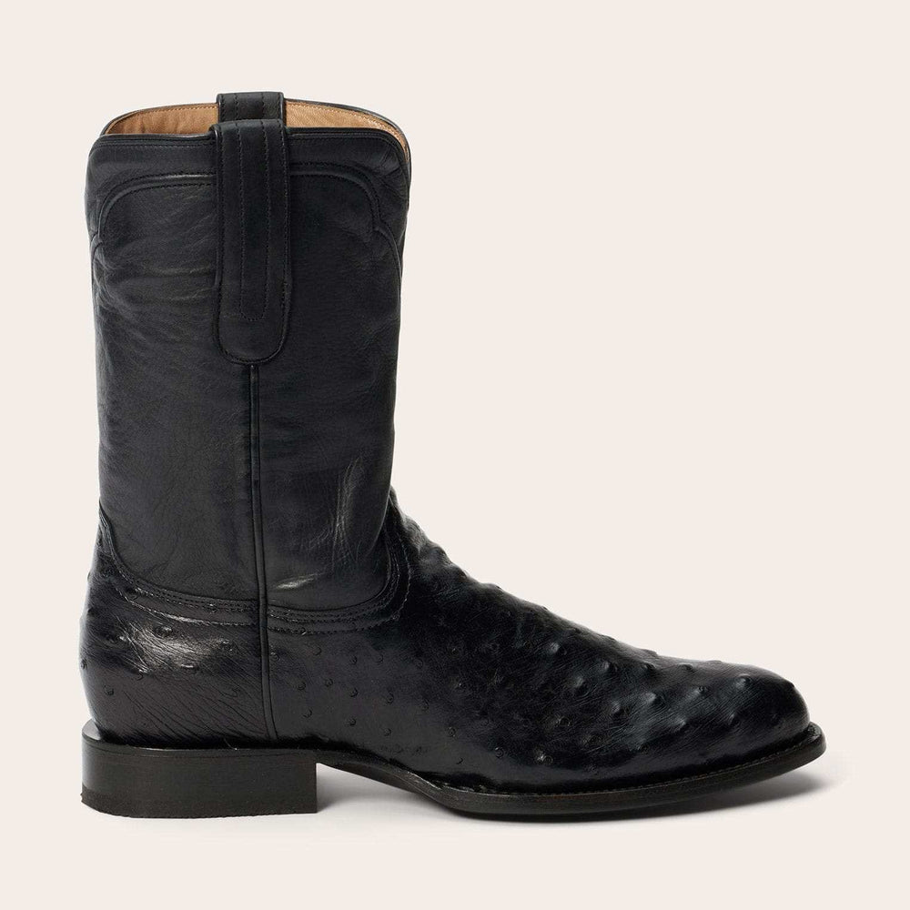 Stetson Austin Ostrich Roper Boots - Stetson - Flyclothing LLC