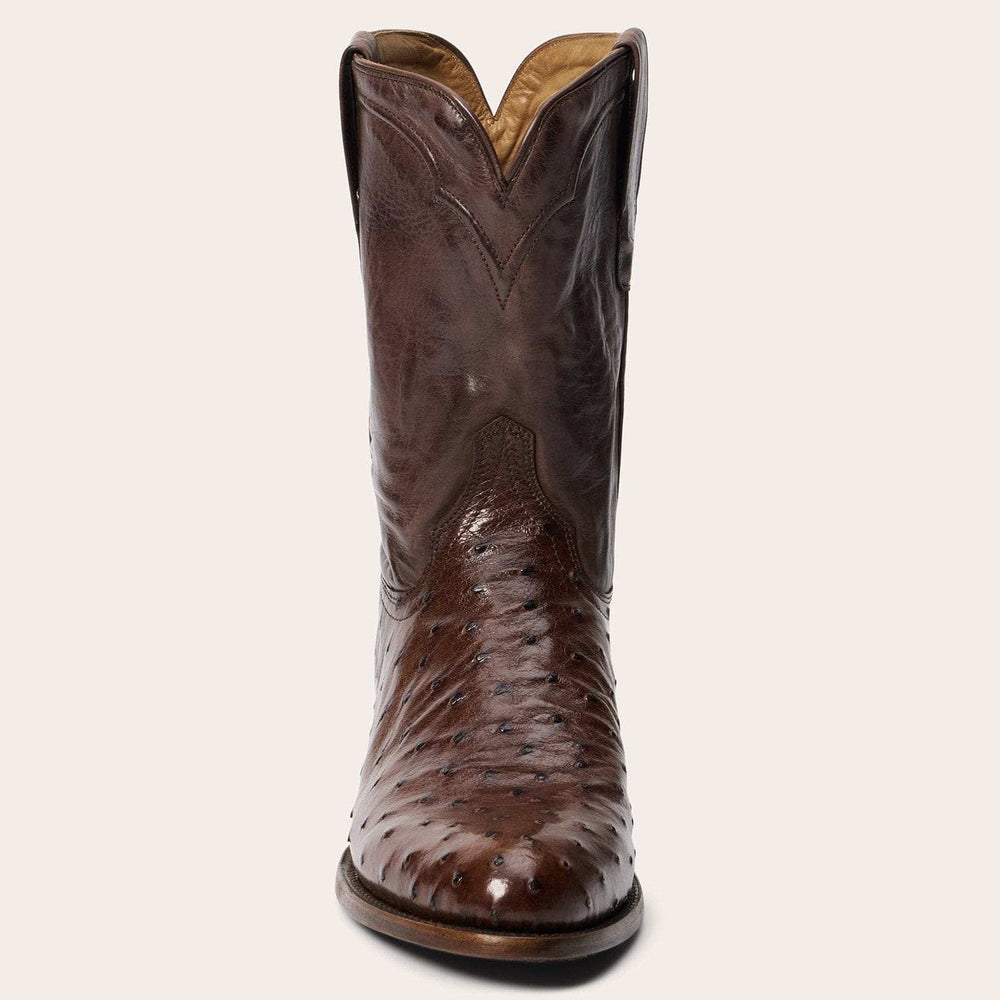 Stetson Austin Ostrich Roper Boots - Stetson - Flyclothing LLC