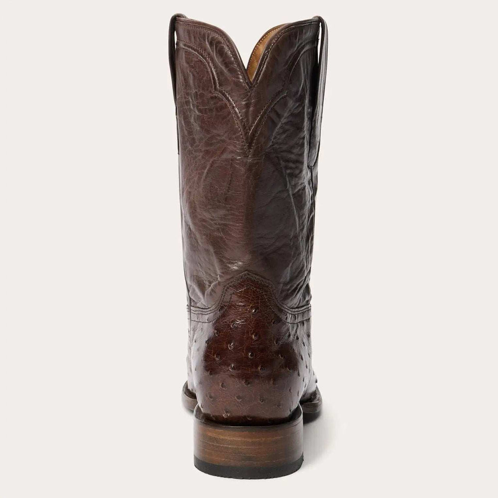 Stetson Austin Ostrich Roper Boots - Stetson - Flyclothing LLC