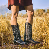 Stetson Casey Black Boots - Stetson - Flyclothing LLC